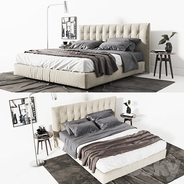 Furniture – Bed 3D Models – 0185