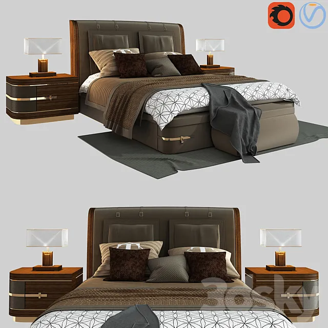 Furniture – Bed 3D Models – 0191