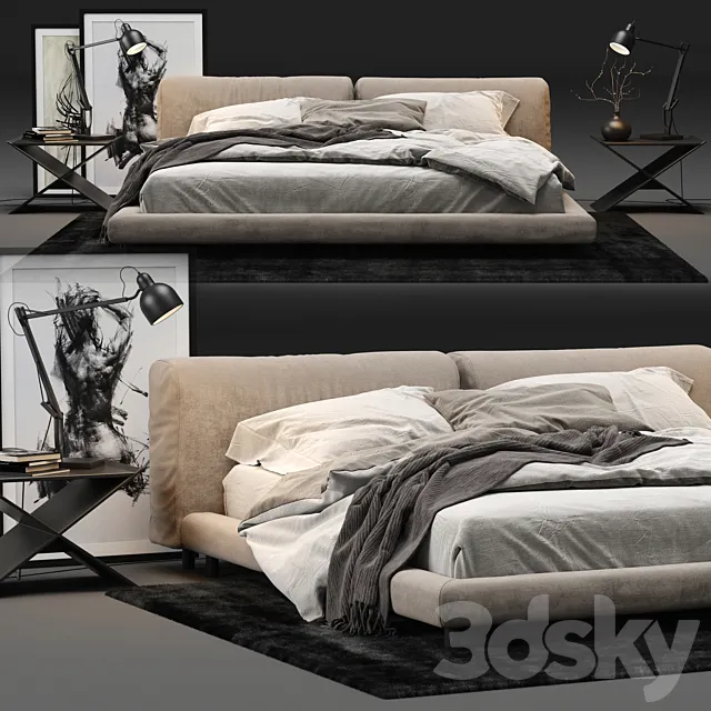Furniture – Bed 3D Models – 0202