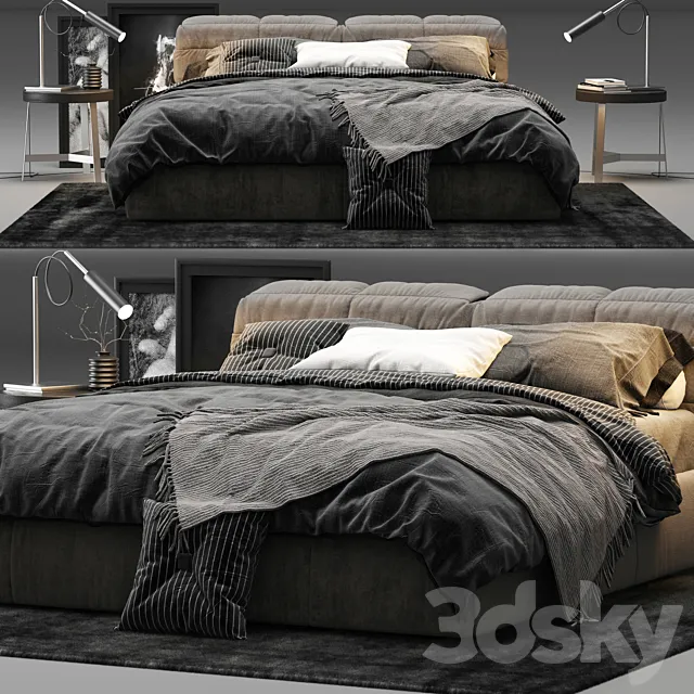 Furniture – Bed 3D Models – 0214