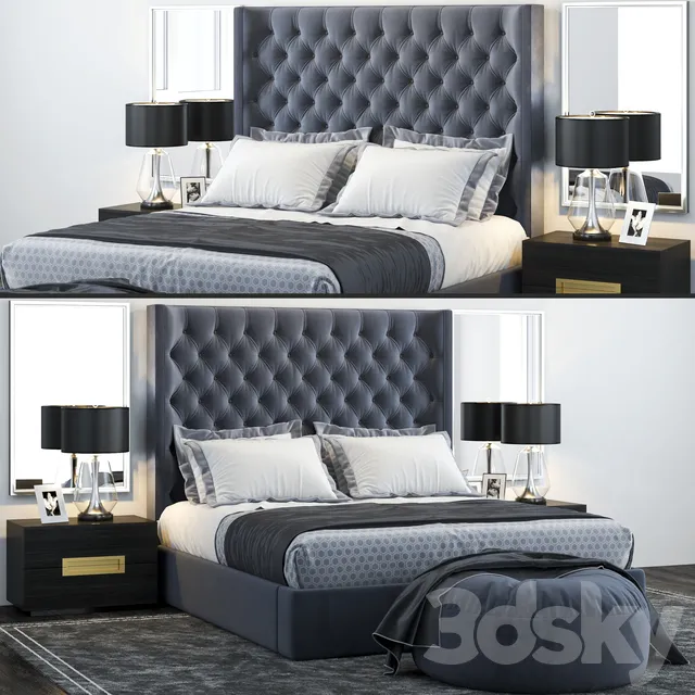 Furniture – Bed 3D Models – 0216