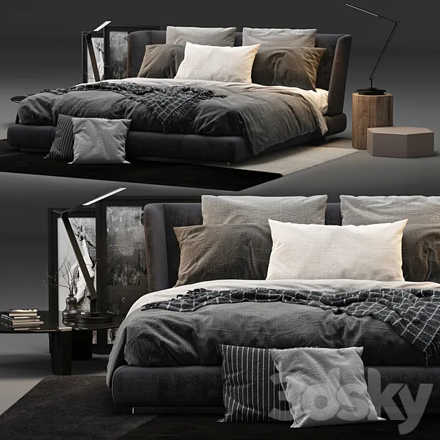 Furniture – Bed 3D Models – 0217