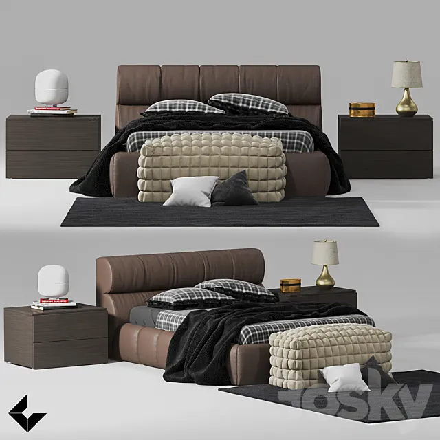 Furniture – Bed 3D Models – 0224