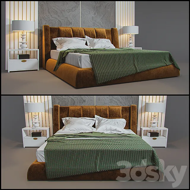 Furniture – Bed 3D Models – 0247