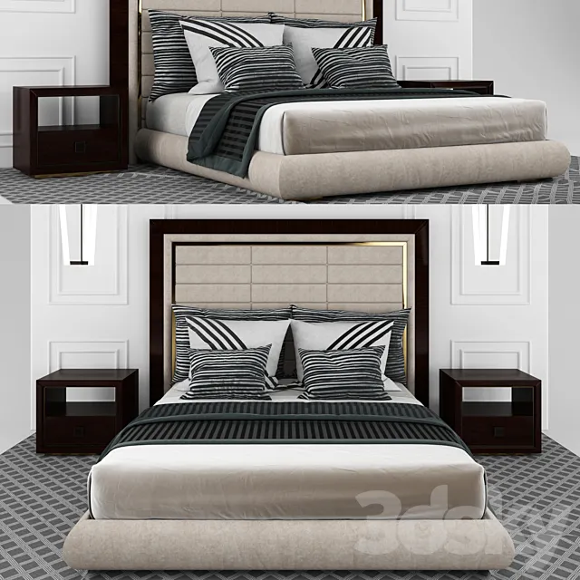 Furniture – Bed 3D Models – 0254