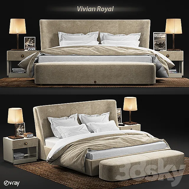 Furniture – Bed 3D Models – 0255