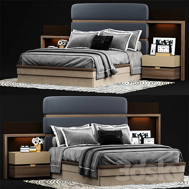 Furniture – Bed 3D Models – 0265