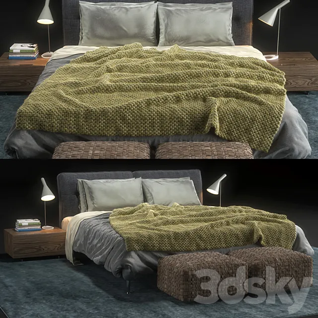 Furniture – Bed 3D Models – 0267
