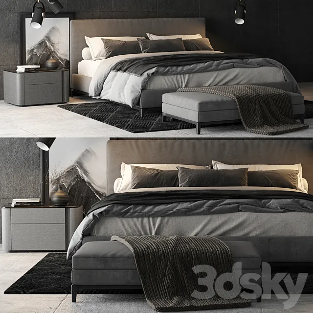 Furniture – Bed 3D Models – 0270