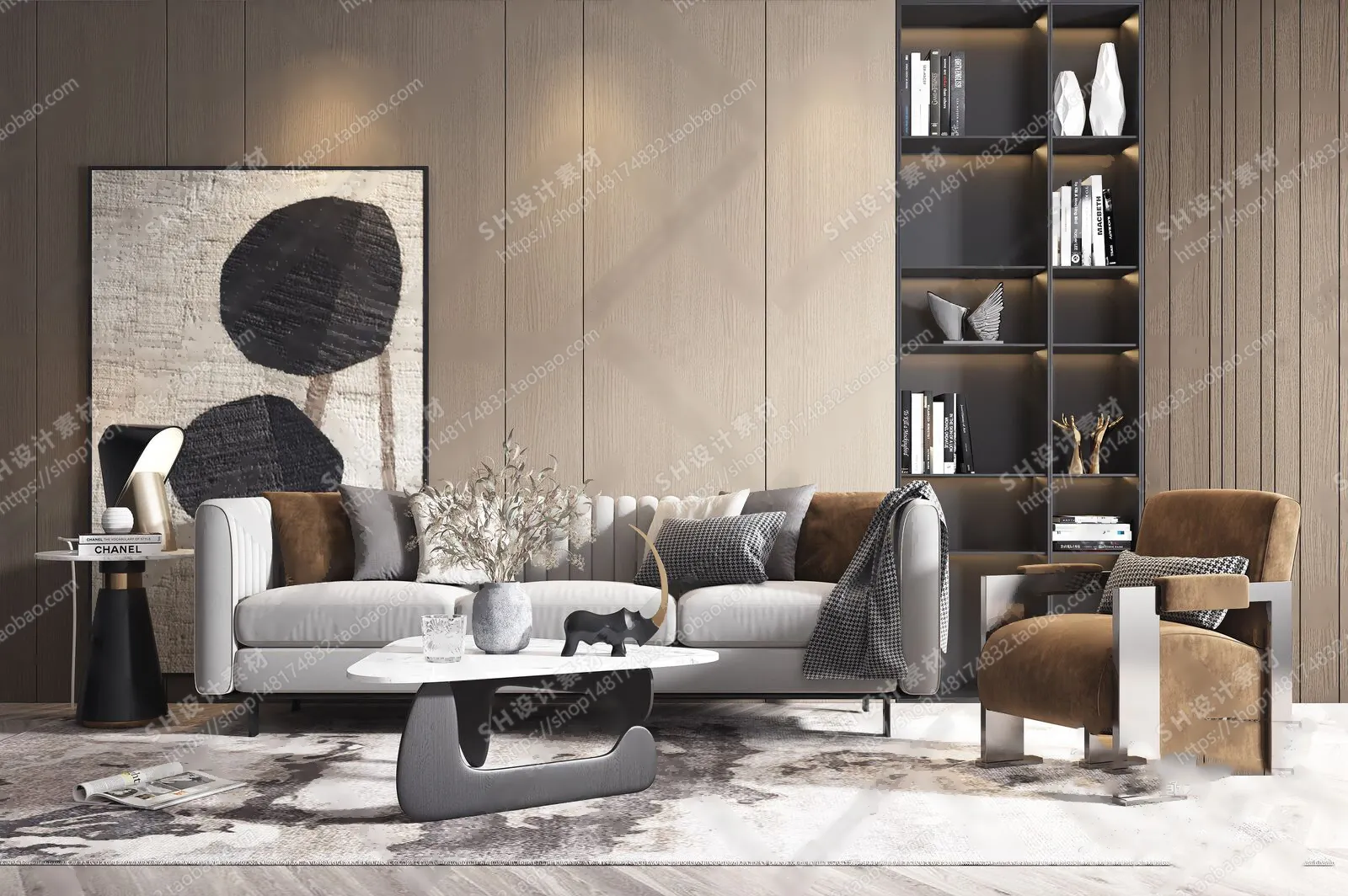 Modern Sofa – 3D Models – 0001