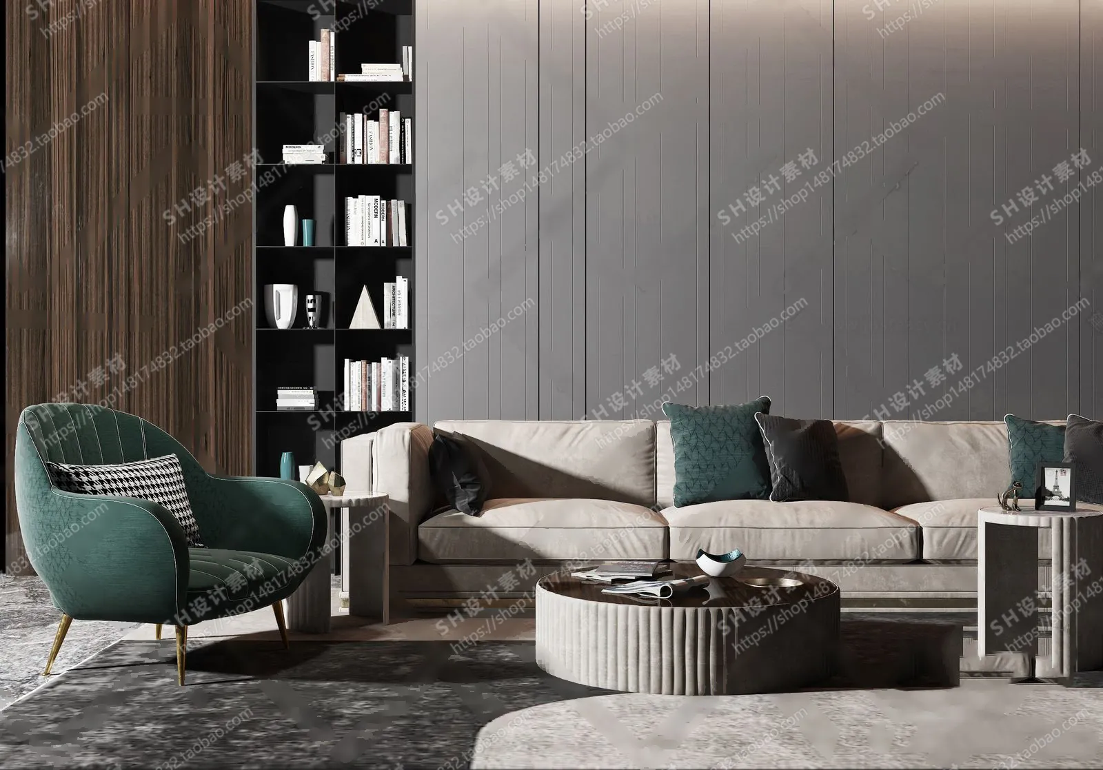 Modern Sofa – 3D Models – 0015