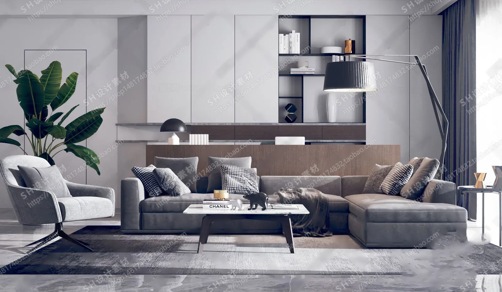 Modern Sofa – 3D Models – 0017