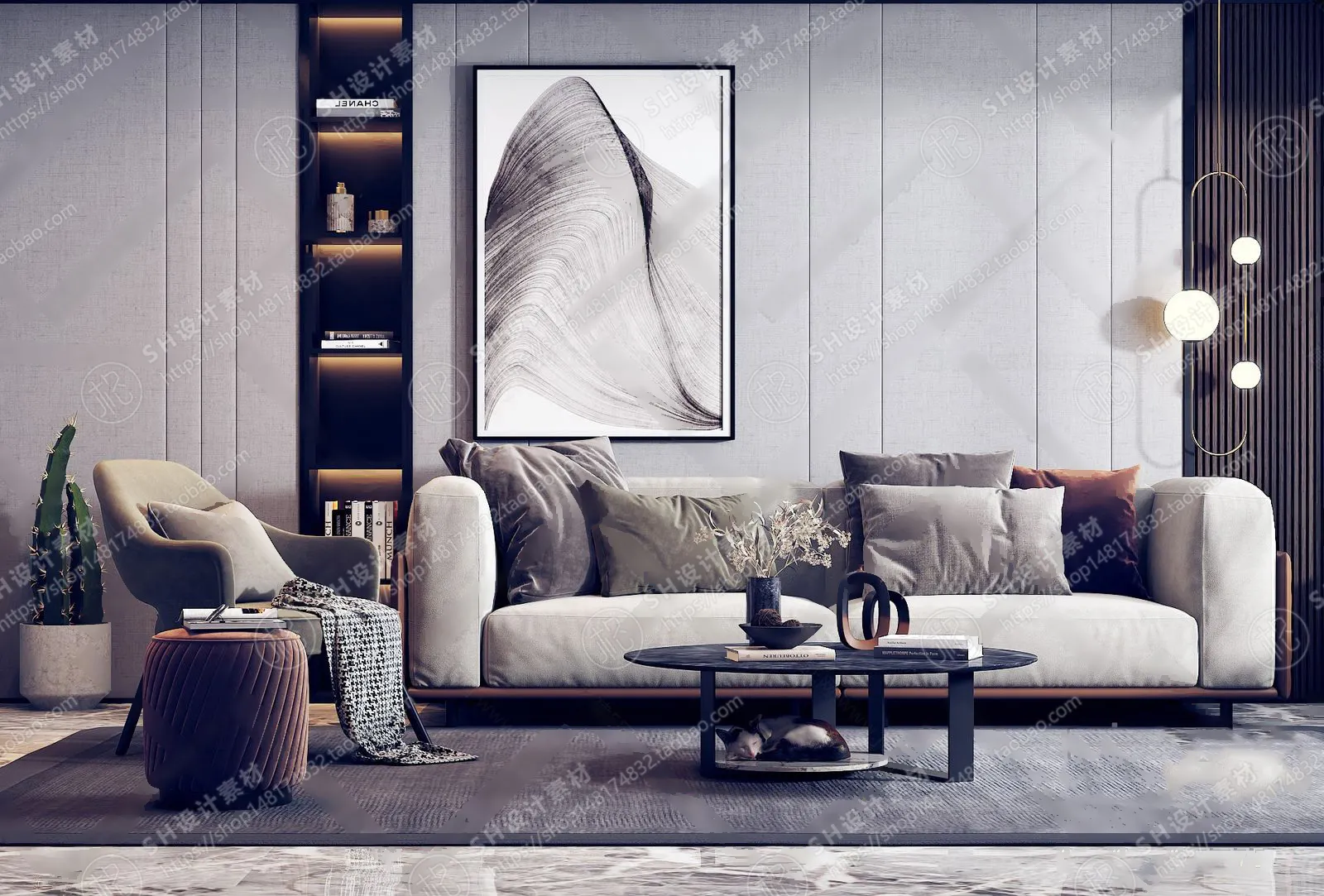Modern Sofa – 3D Models – 0026