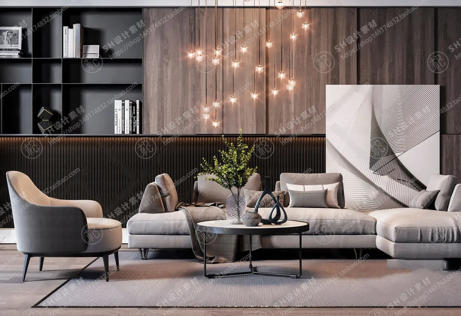 Modern Sofa – 3D Models – 0030