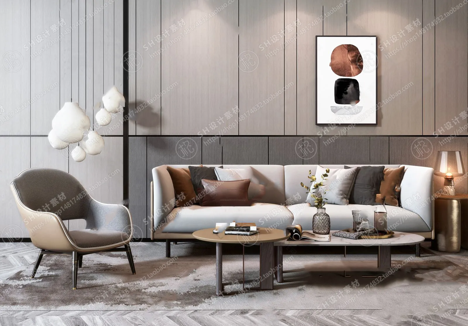 Modern Sofa – 3D Models – 0062