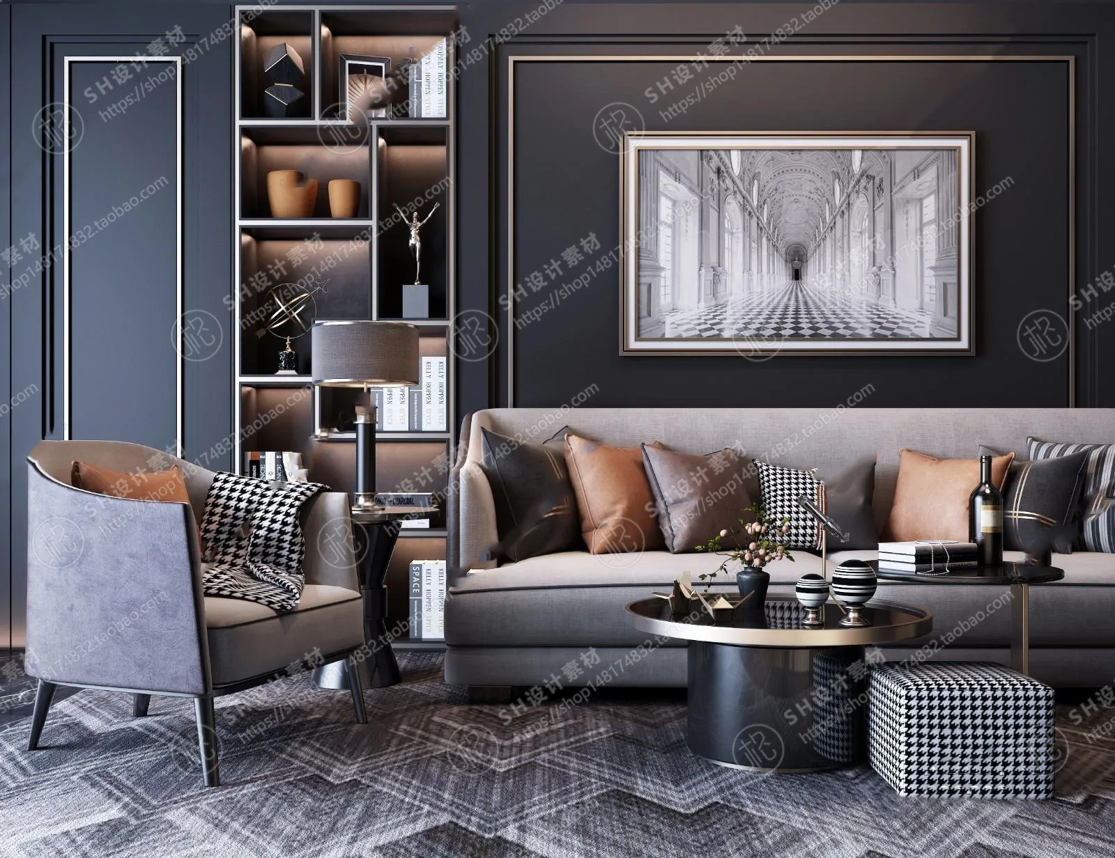 Modern Sofa – 3D Models – 0066