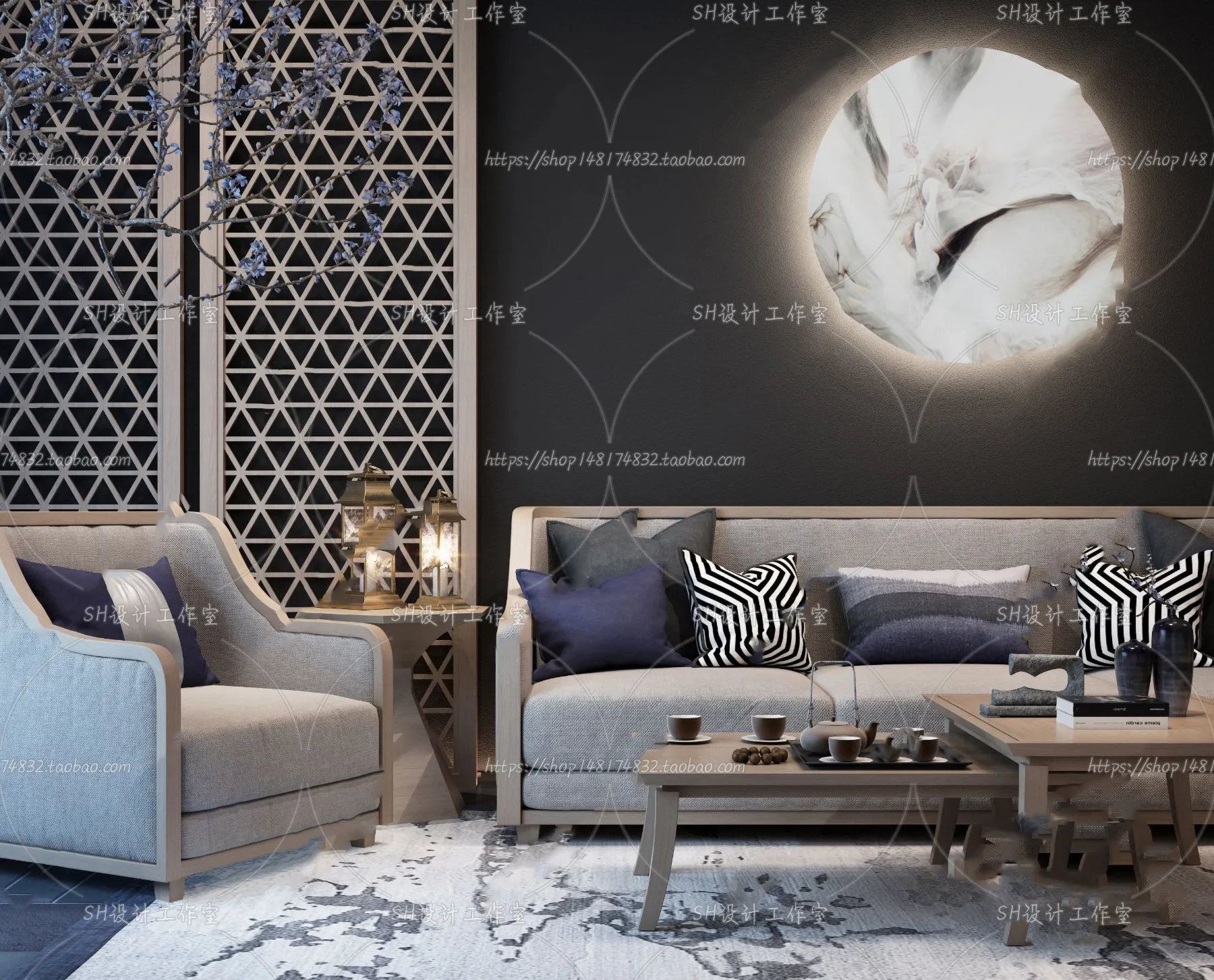 Modern Sofa – 3D Models – 0071