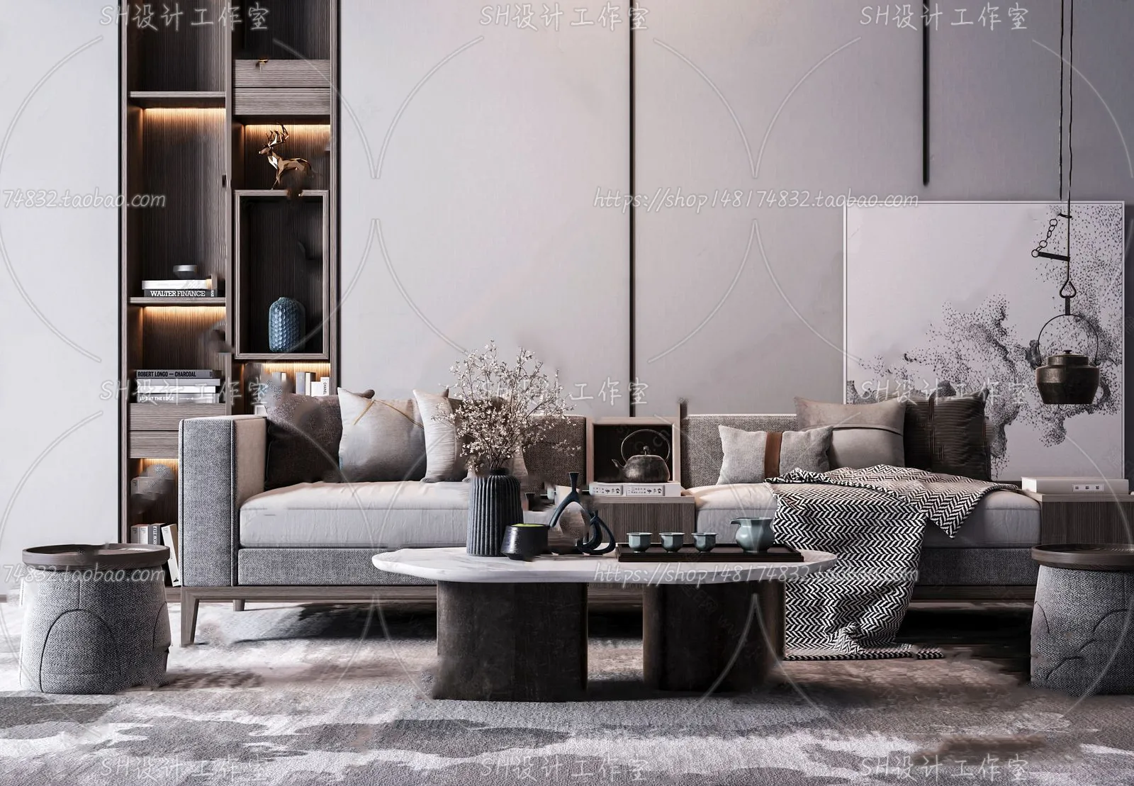 Modern Sofa – 3D Models – 0078