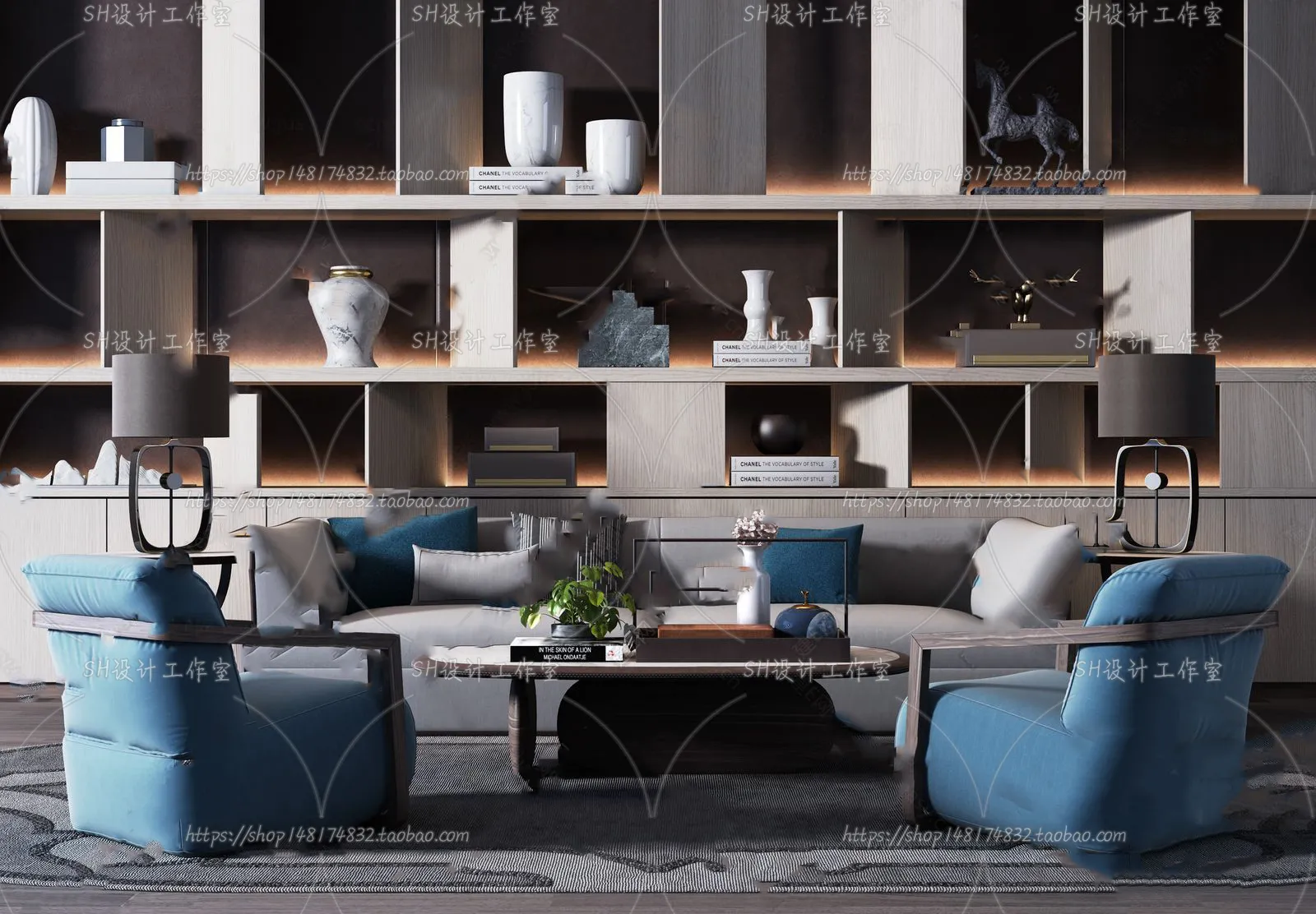 Modern Sofa – 3D Models – 0084