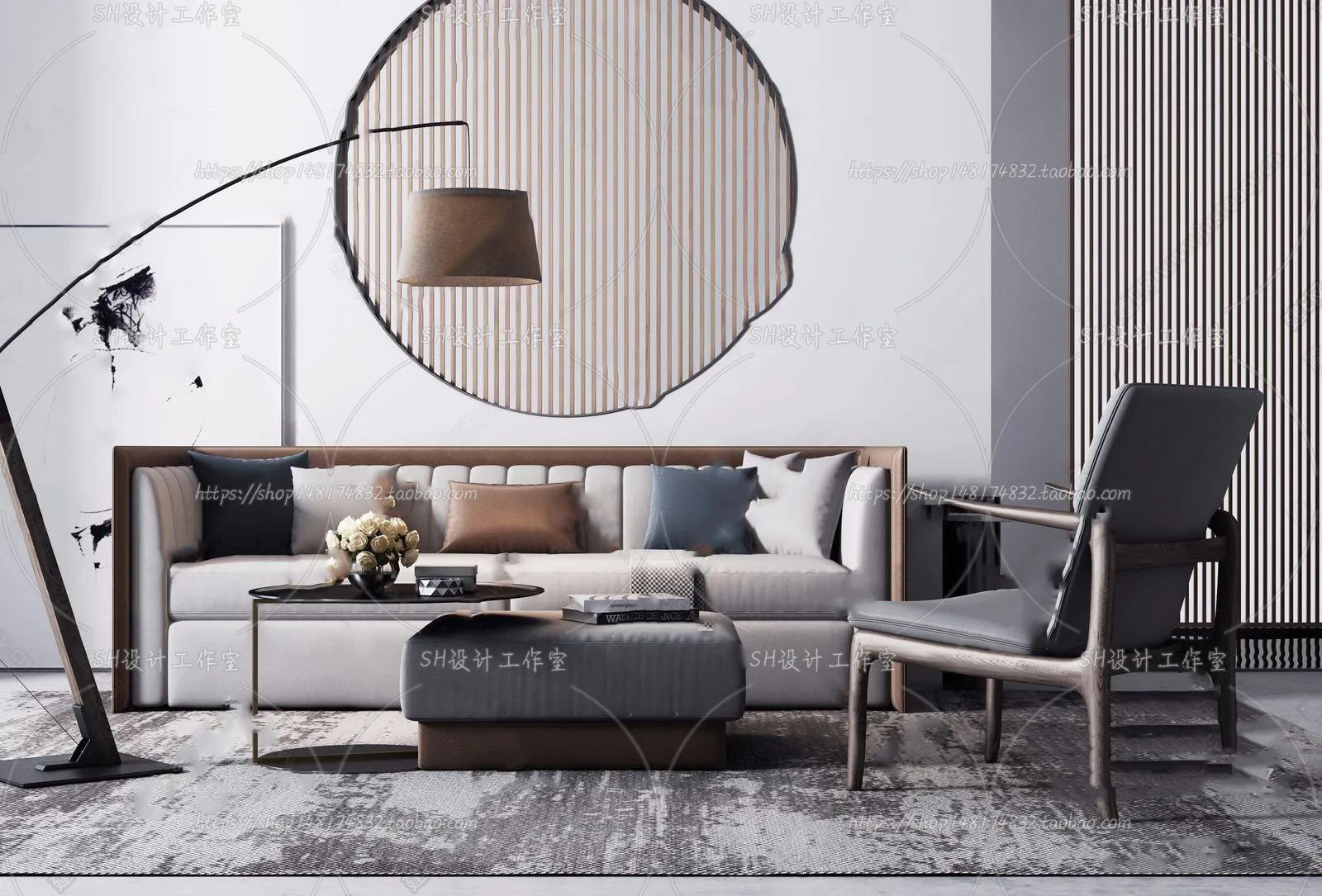 Modern Sofa – 3D Models – 0099