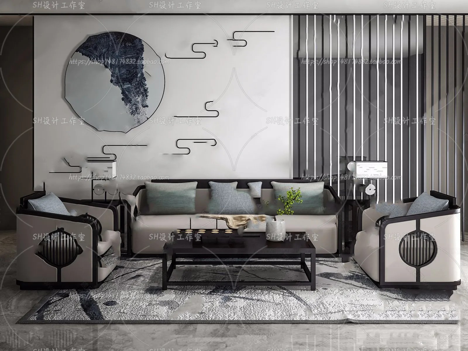 Modern Sofa – 3D Models – 0117