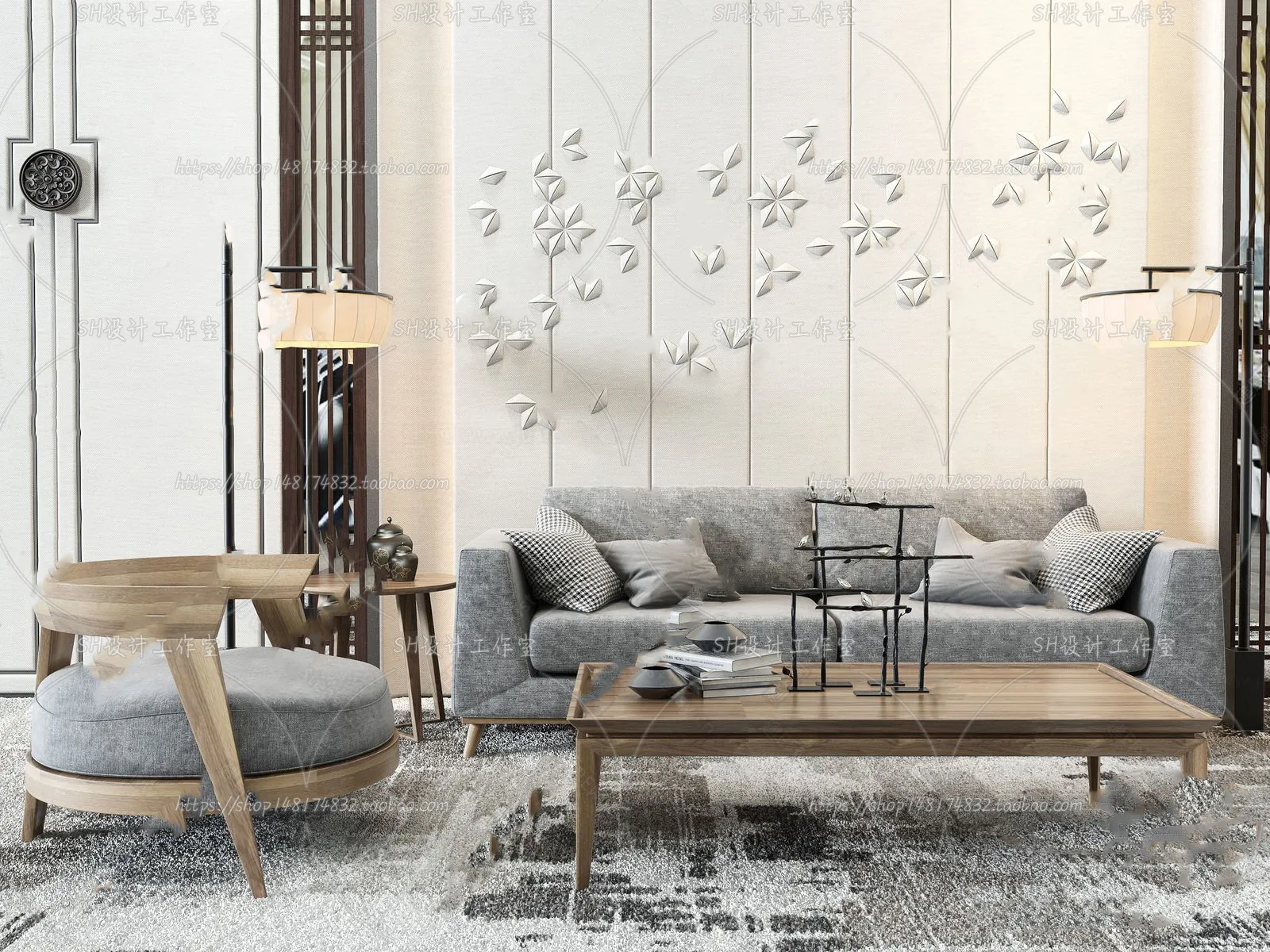 Modern Sofa – 3D Models – 0120