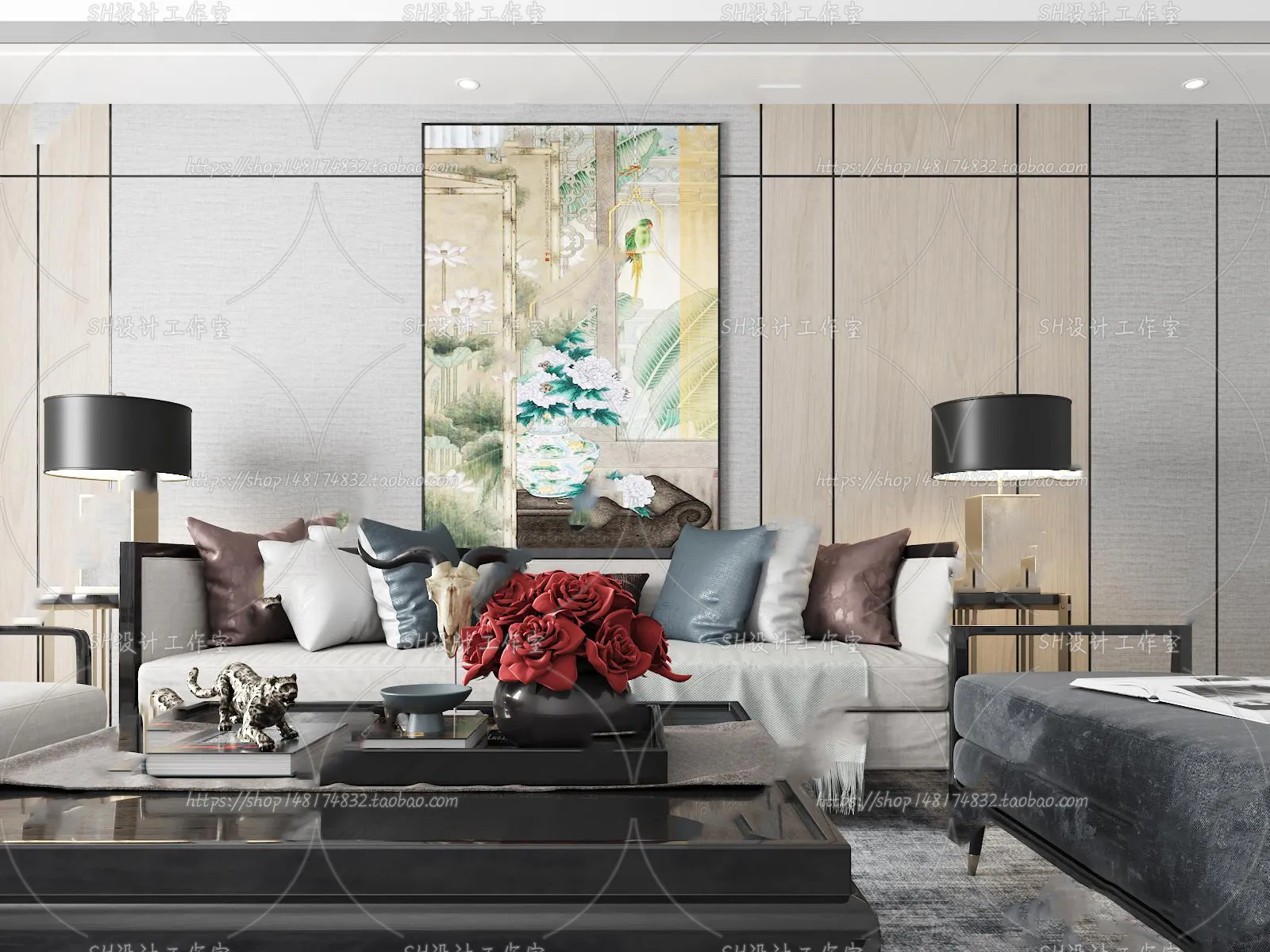 Modern Sofa – 3D Models – 0129