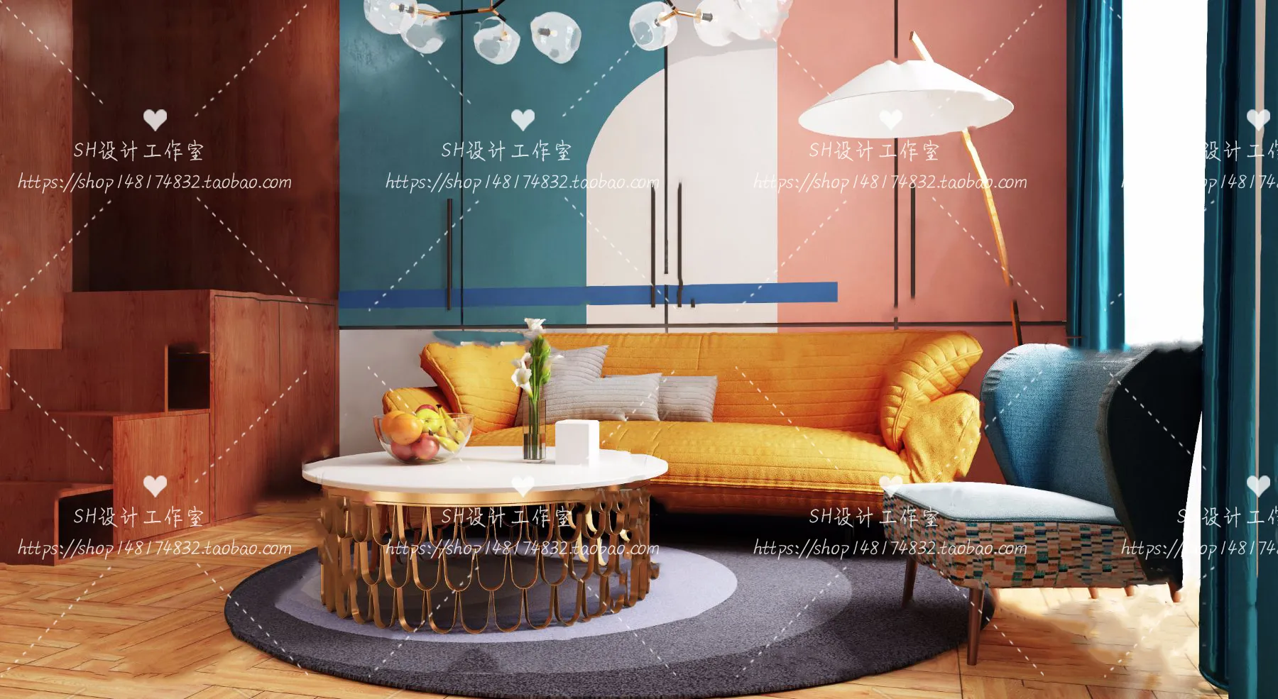 Modern Sofa – 3D Models – 0172