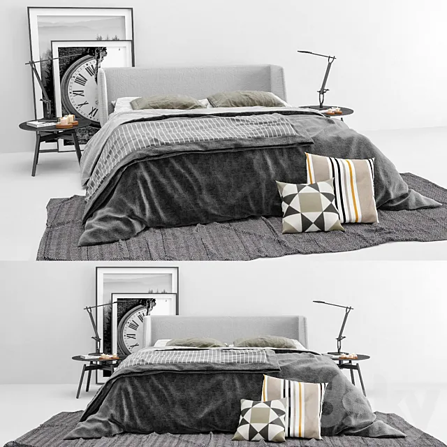 Furniture – Bed 3D Models – 0298