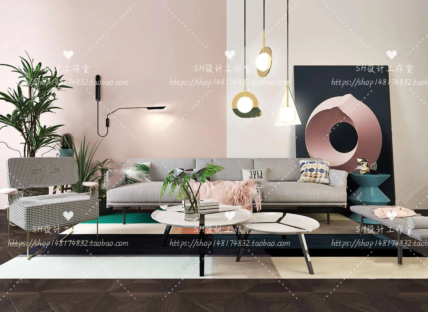 Modern Sofa – 3D Models – 0184