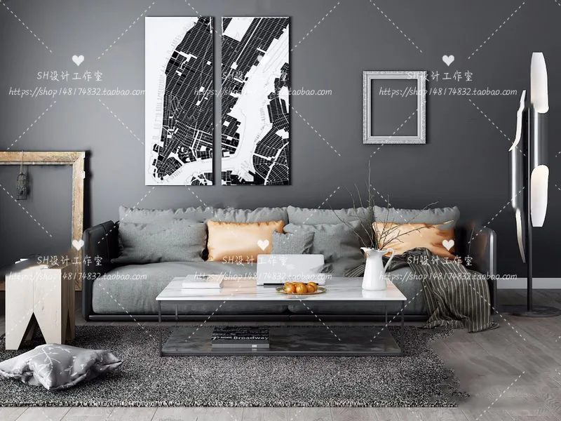 Modern Sofa – 3D Models – 0188