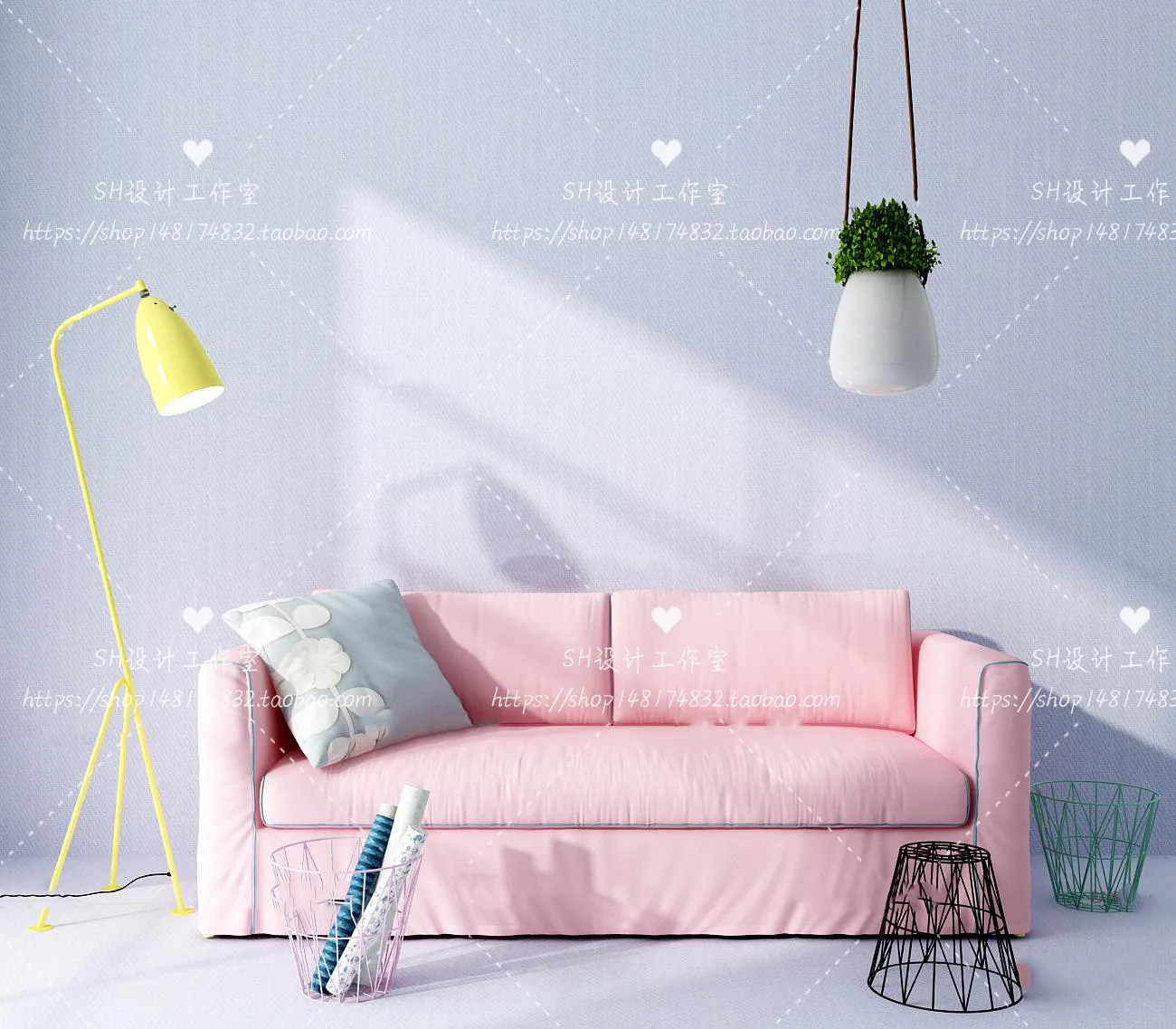 Modern Sofa – 3D Models – 0210
