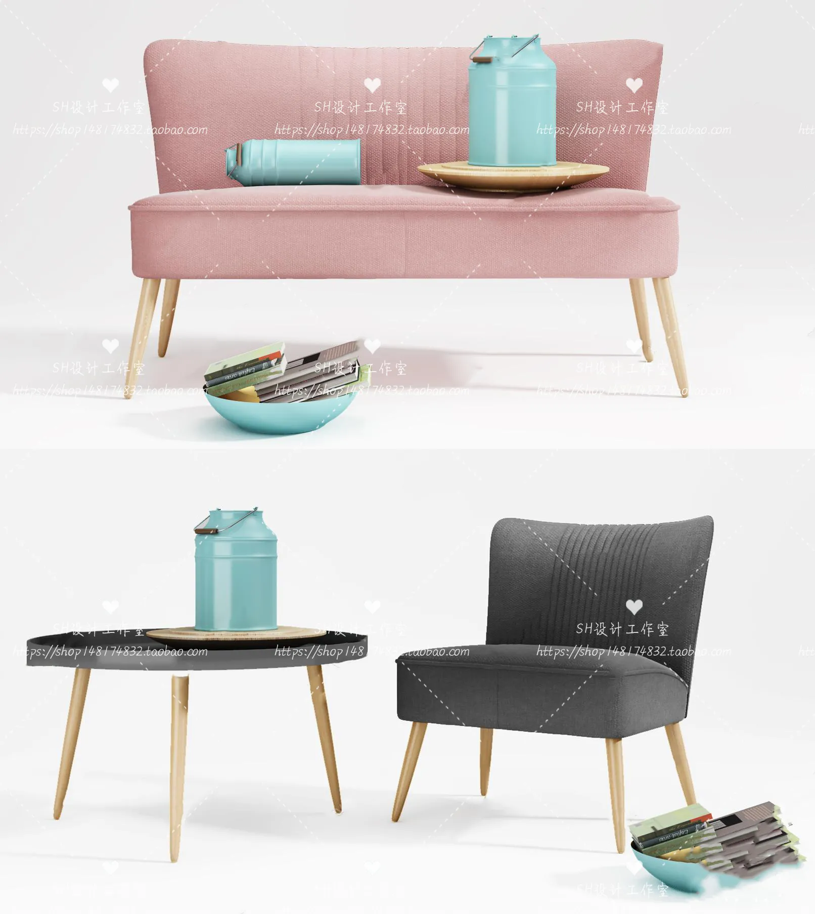 Modern Sofa – 3D Models – 0237