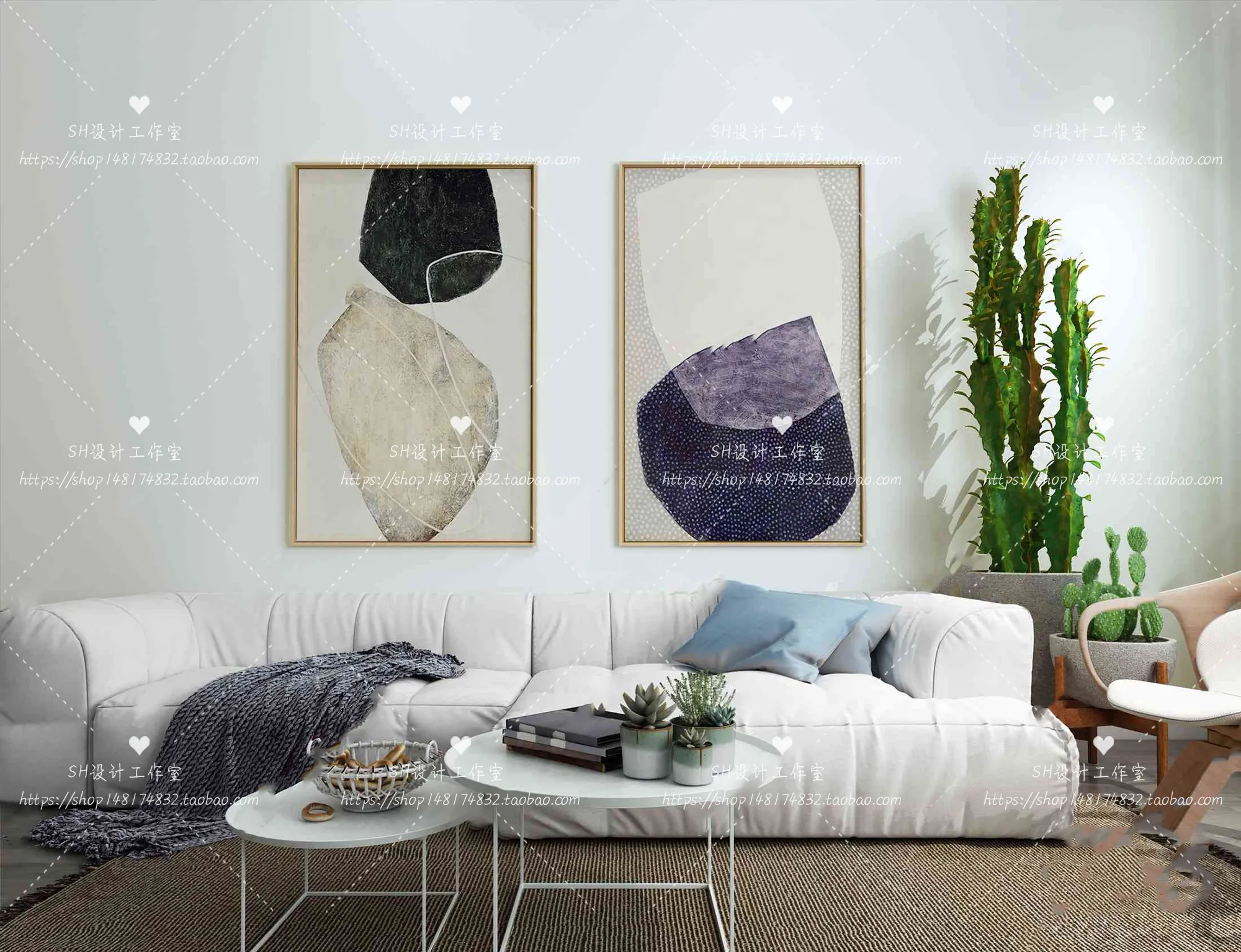 Modern Sofa – 3D Models – 0241