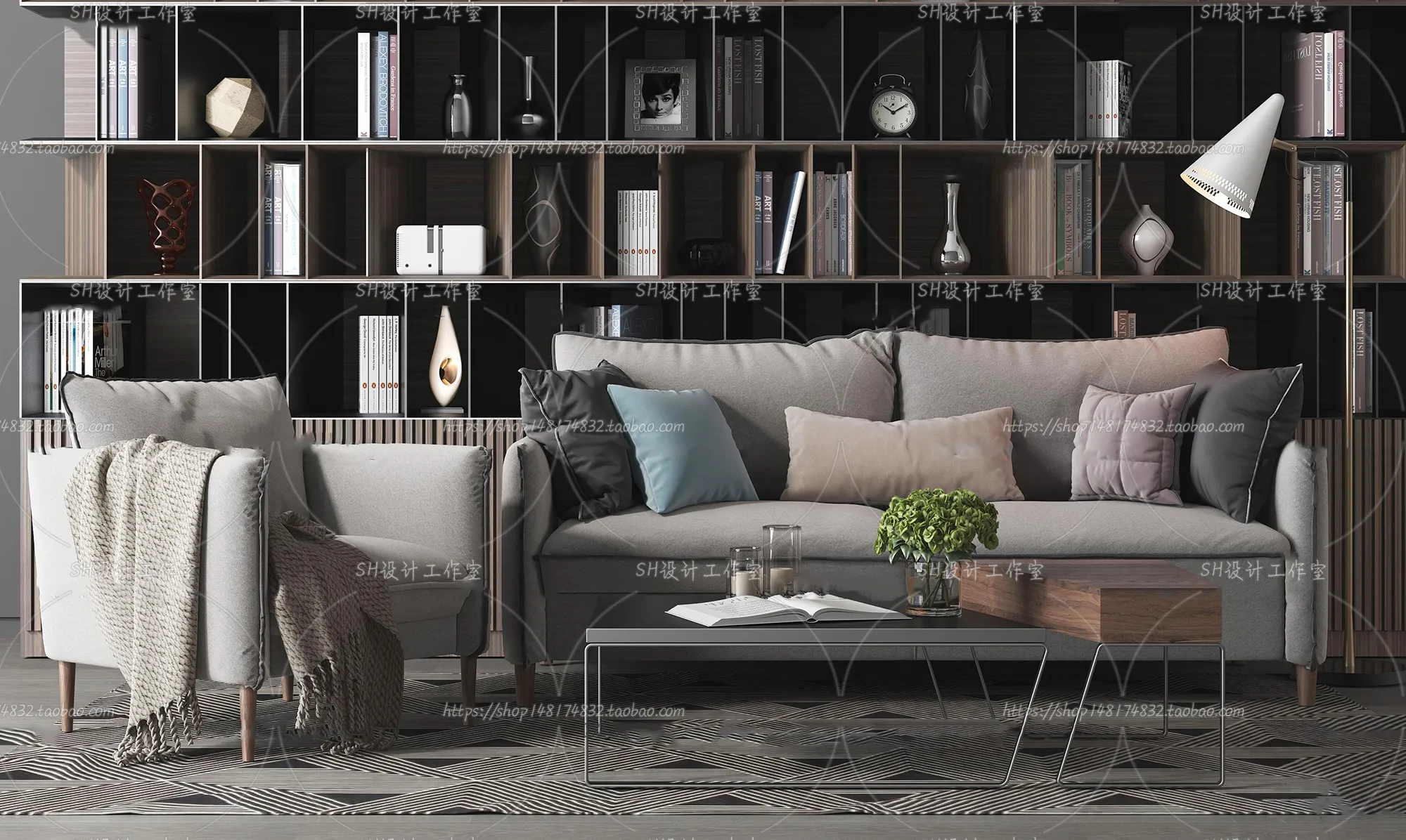 Modern Sofa – 3D Models – 0289