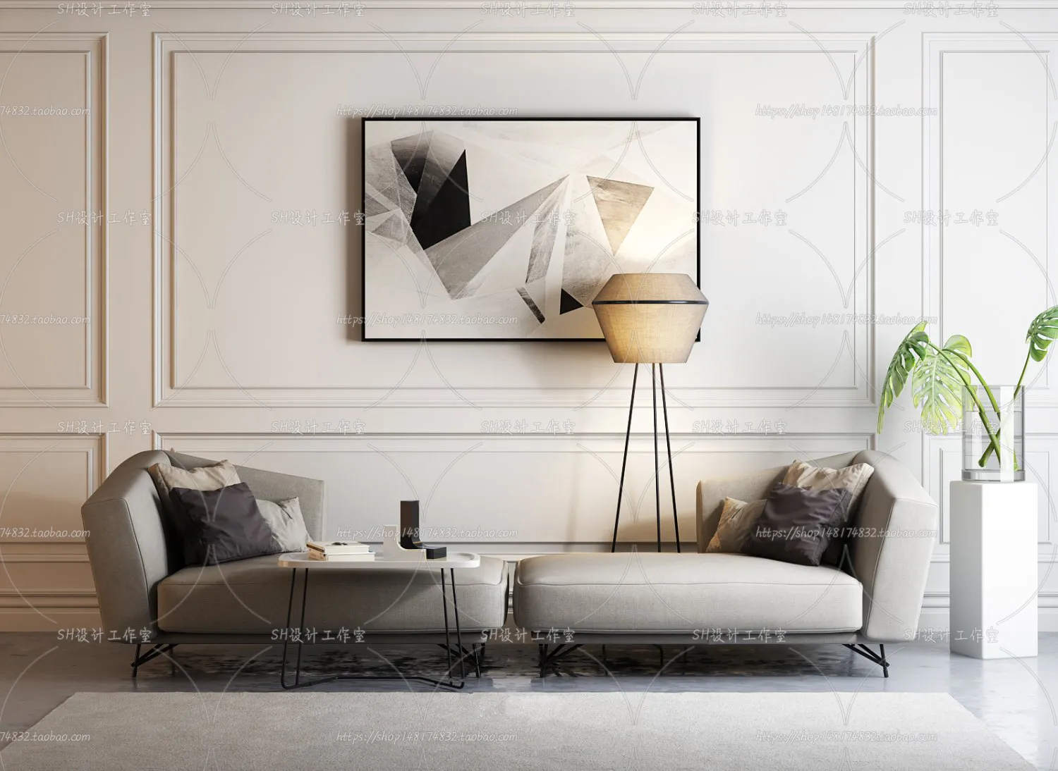 Modern Sofa – 3D Models – 0298