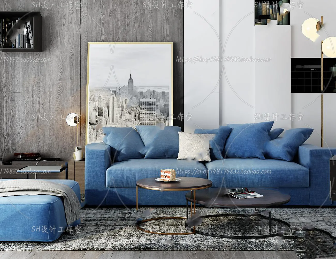 Modern Sofa – 3D Models – 0302