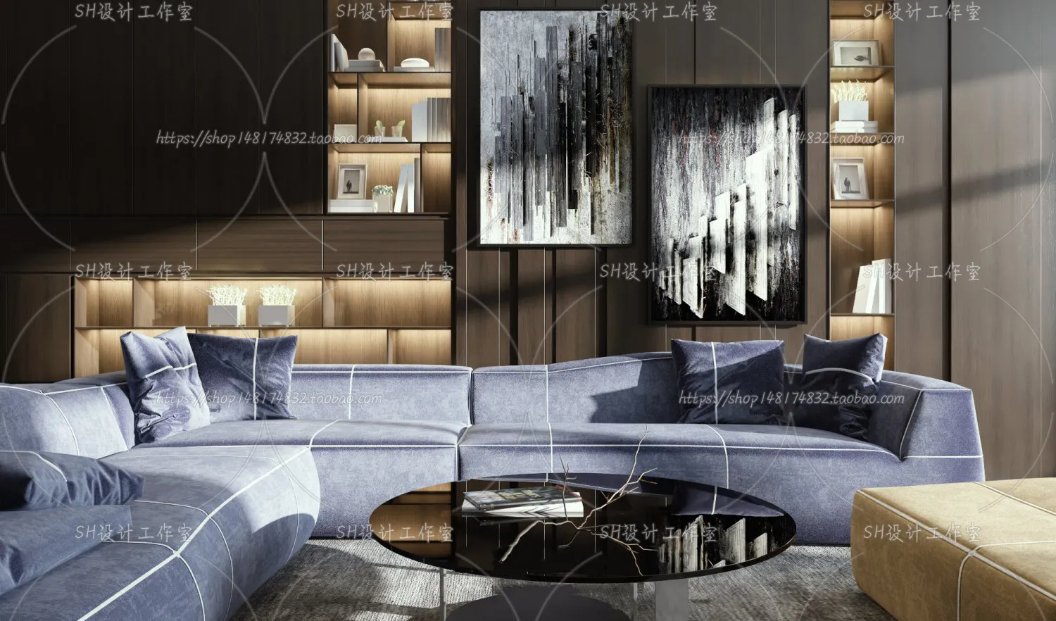 Modern Sofa – 3D Models – 0316