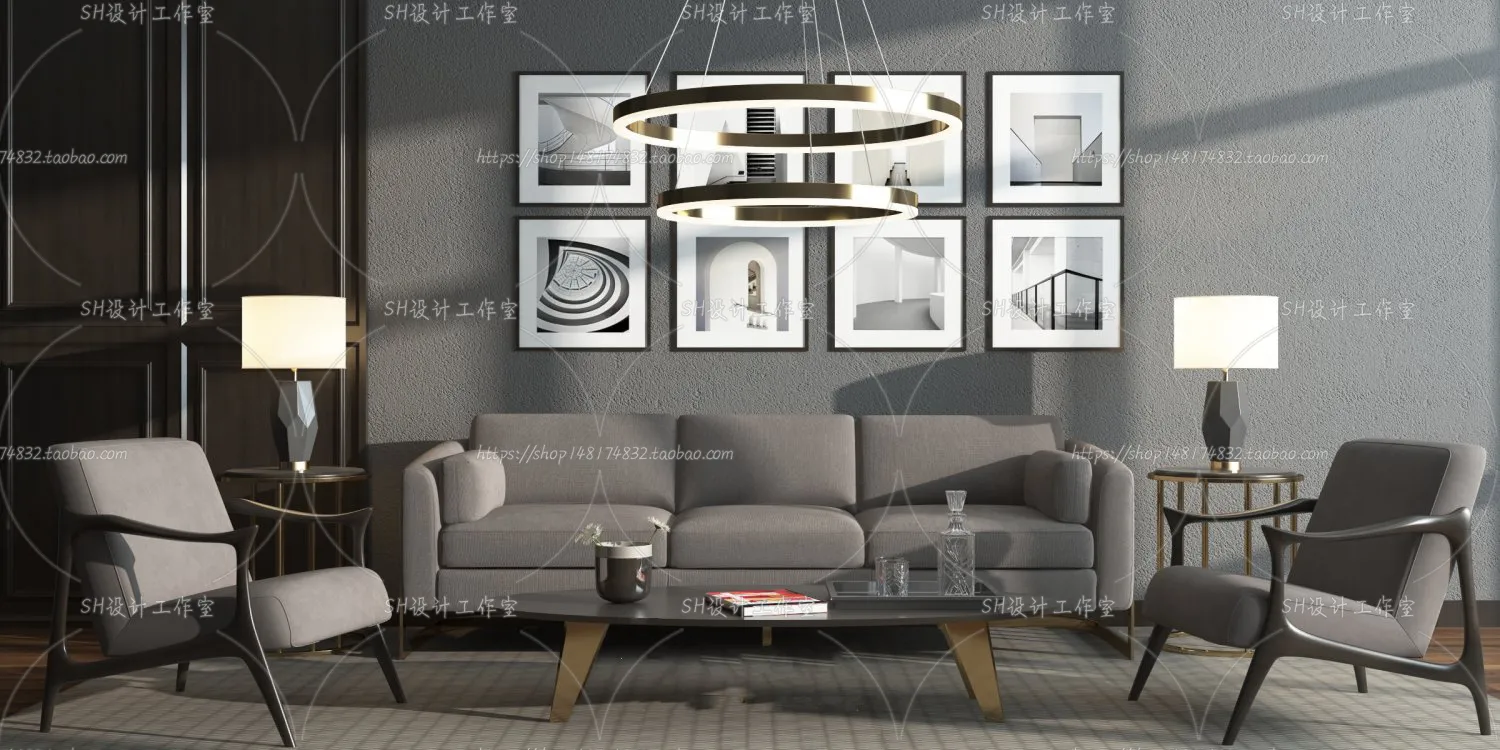 Modern Sofa – 3D Models – 0318