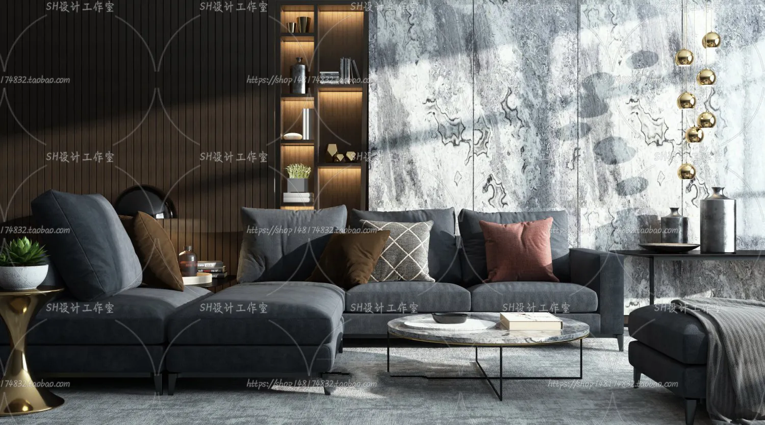 Modern Sofa – 3D Models – 0321
