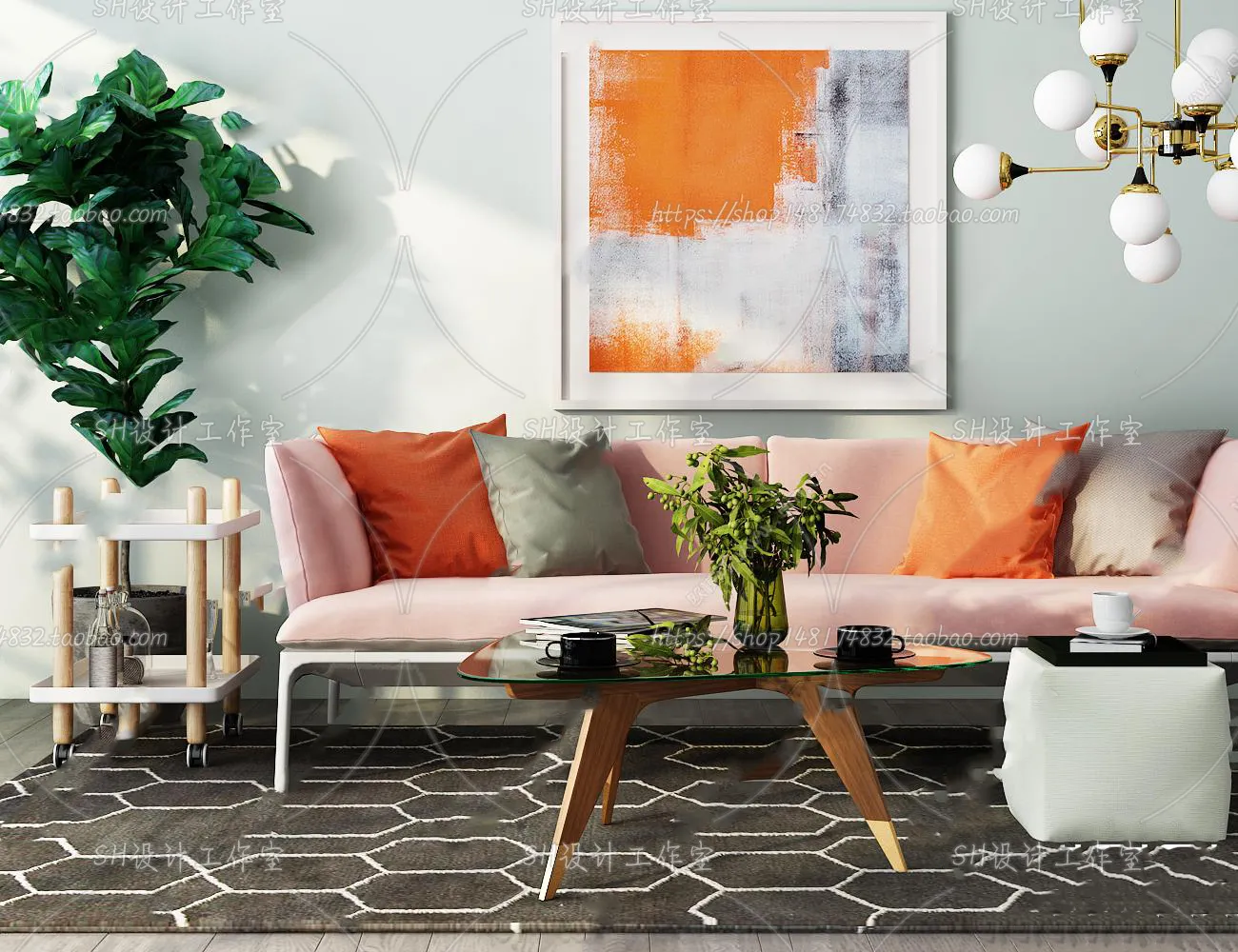 Modern Sofa – 3D Models – 0324