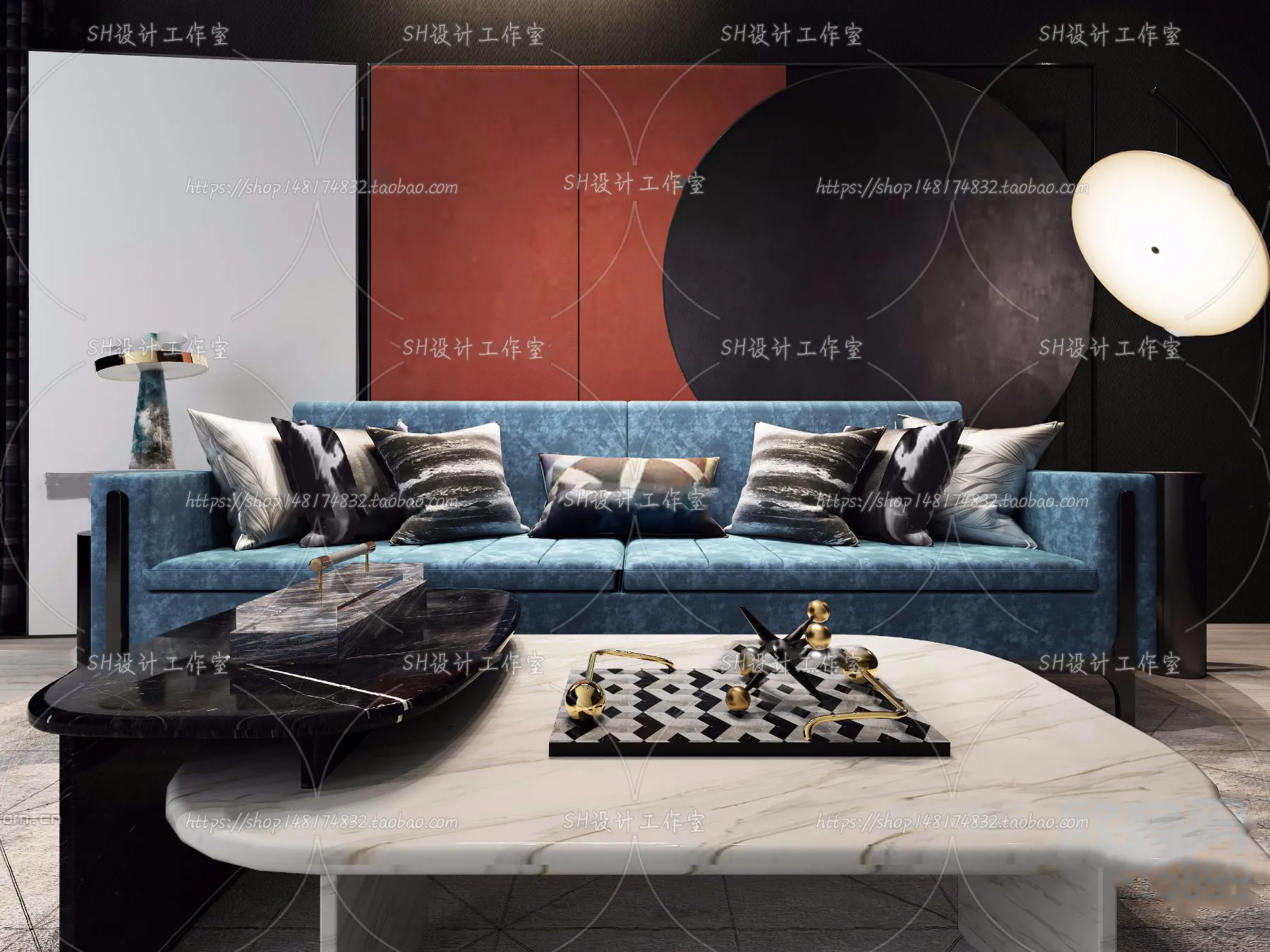 Modern Sofa – 3D Models – 0344