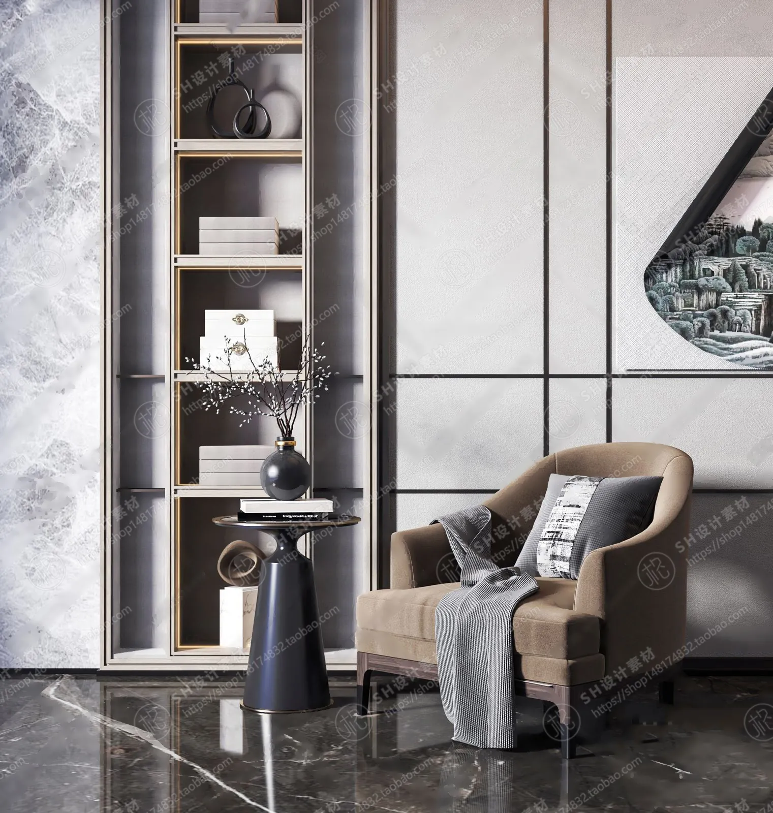 Single Sofa – 3D Models – 0510