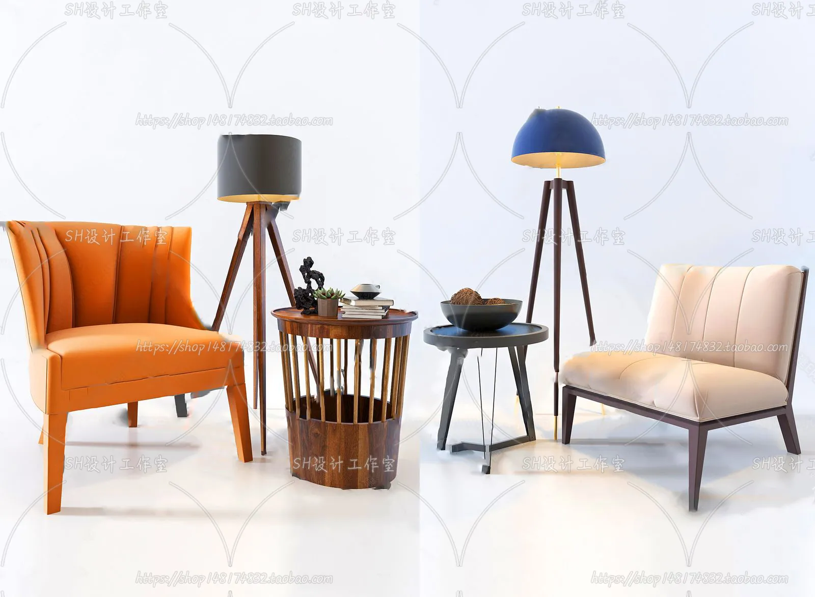 Single Sofa – 3D Models – 0556