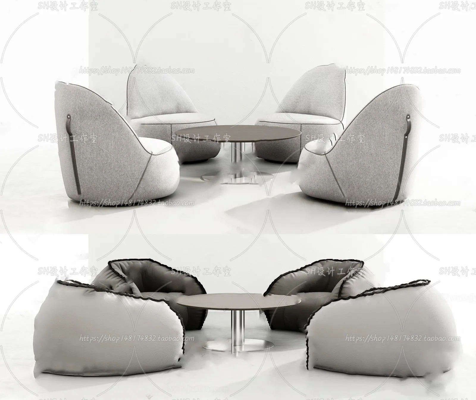Single Sofa – 3D Models – 0575