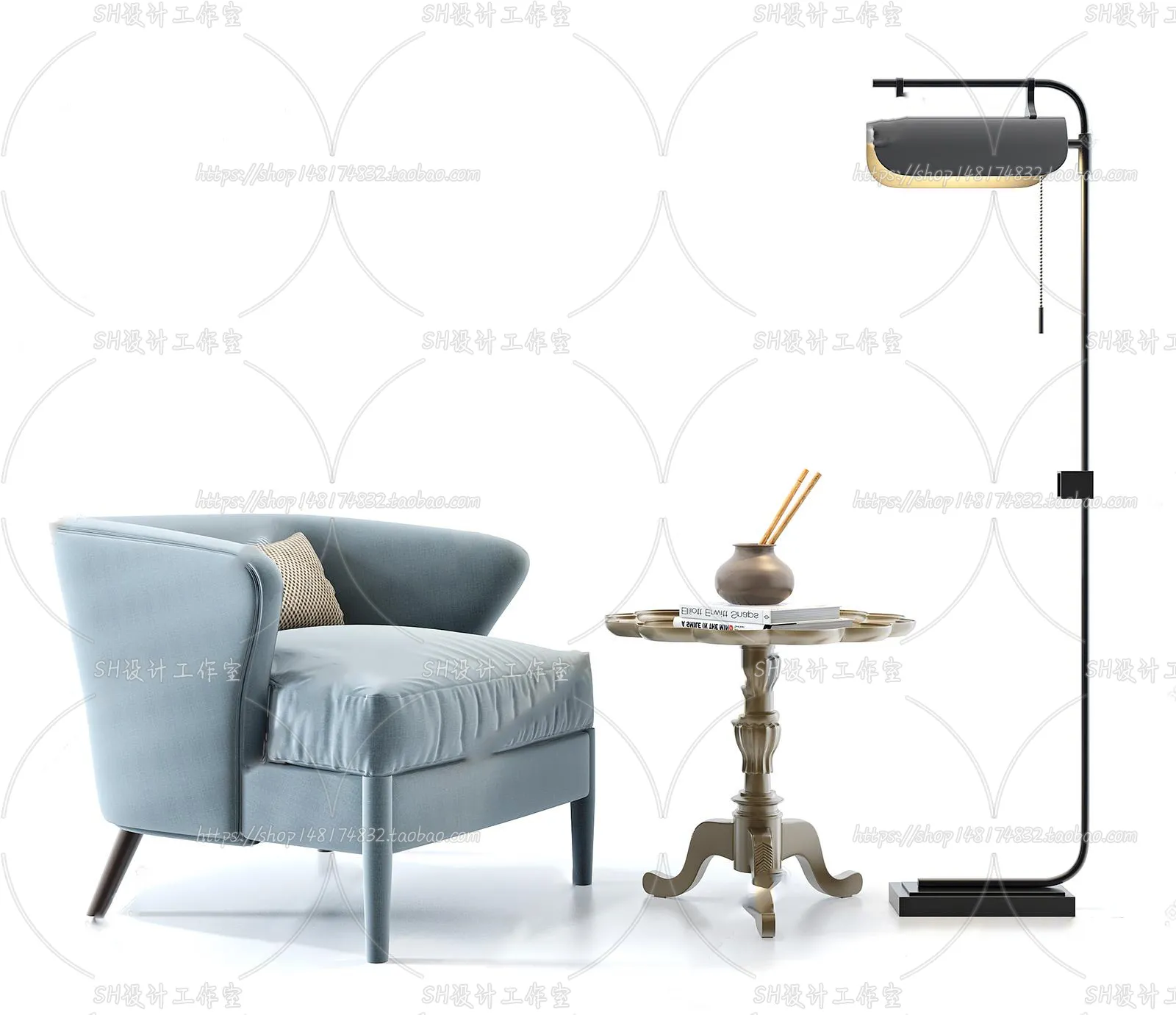 Single Sofa – 3D Models – 0579