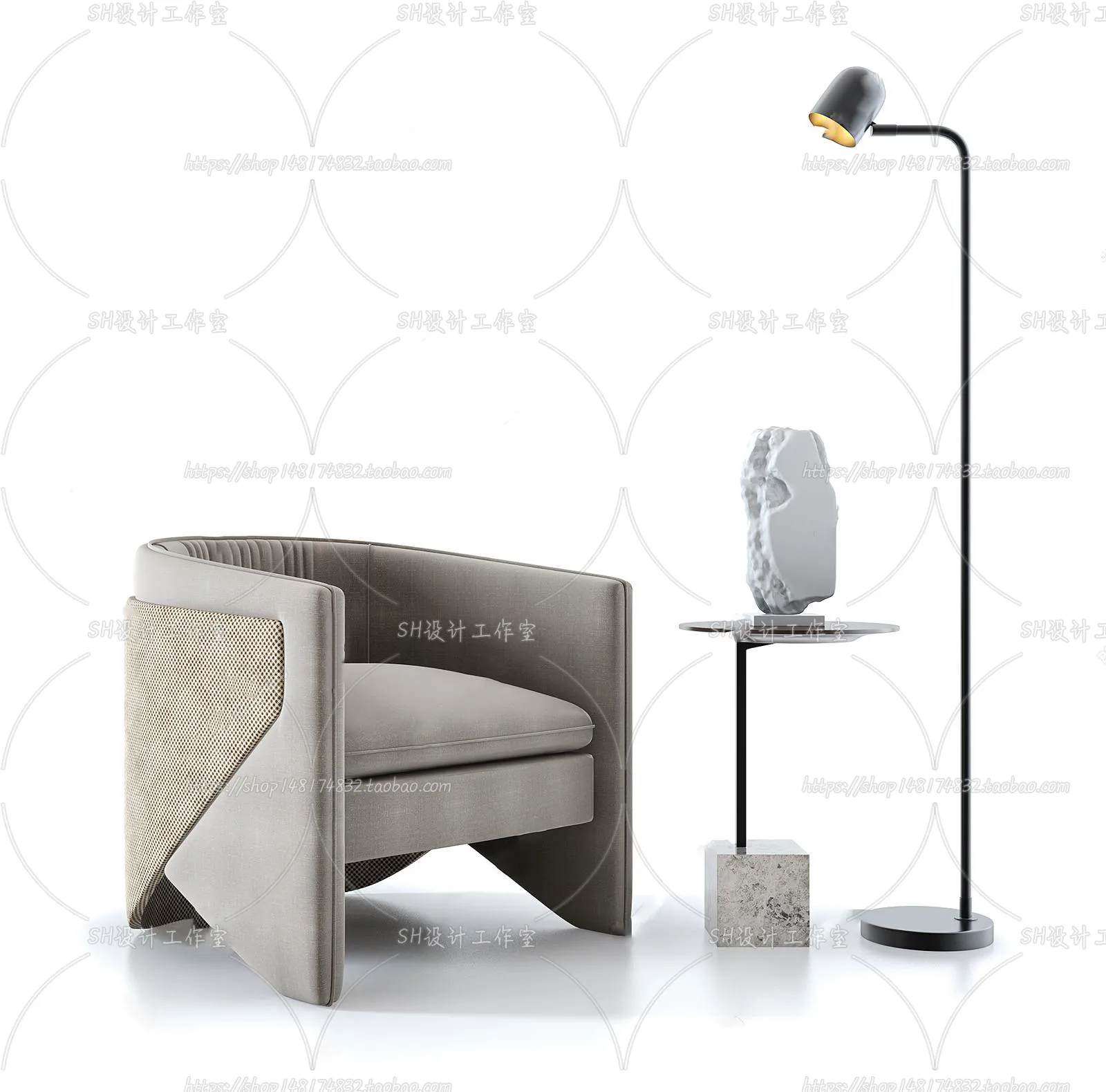 Single Sofa – 3D Models – 0580