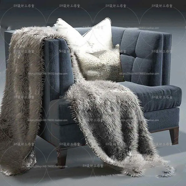 Single Sofa – 3D Models – 0601