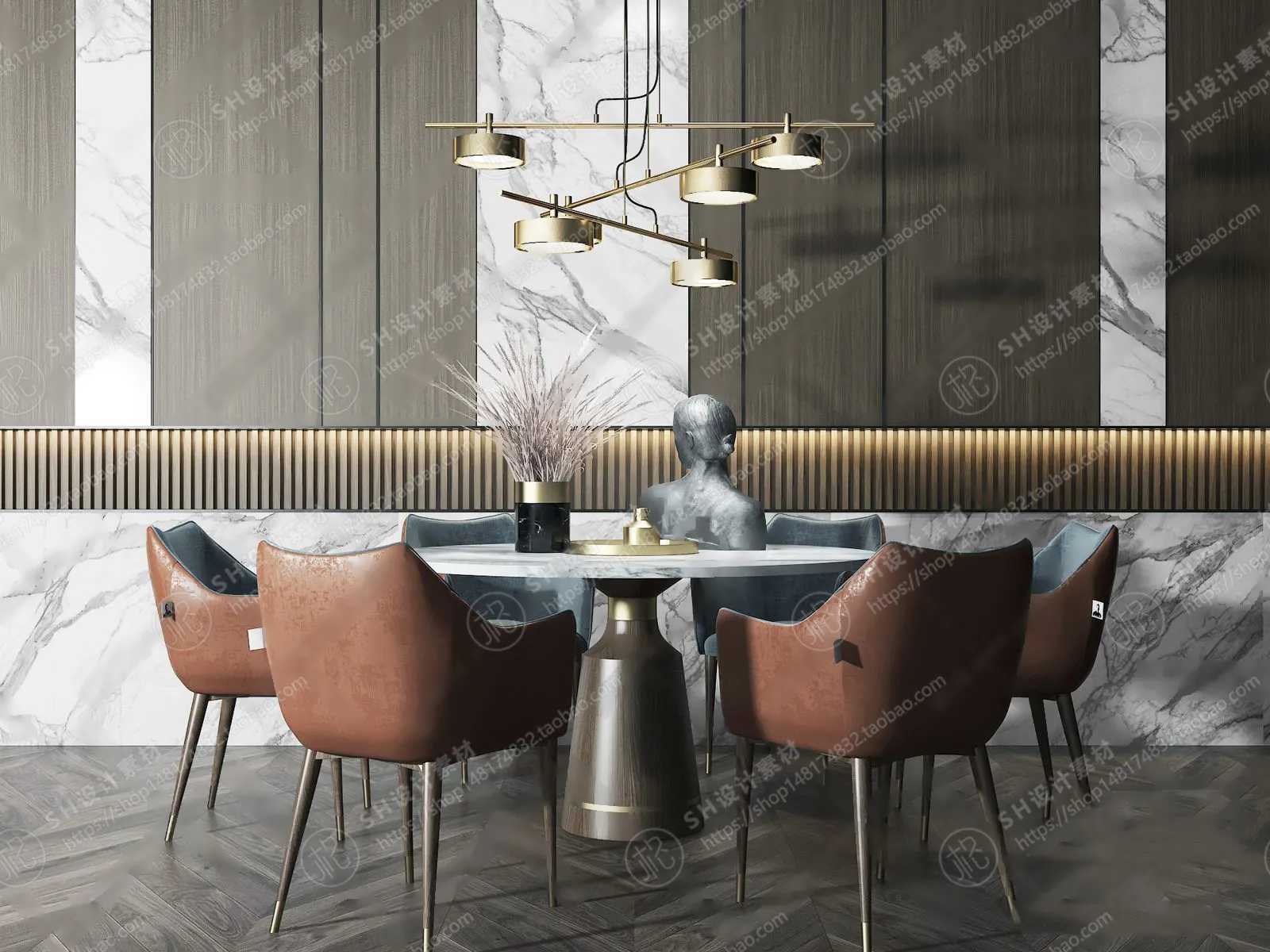 Table And Chairs – 3D Models – 0688