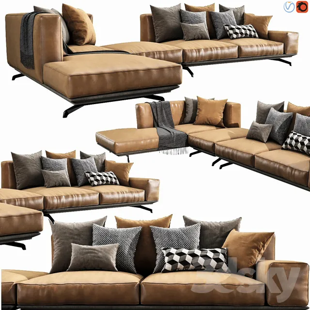 Furniture – Sofa 3D Models – 0138
